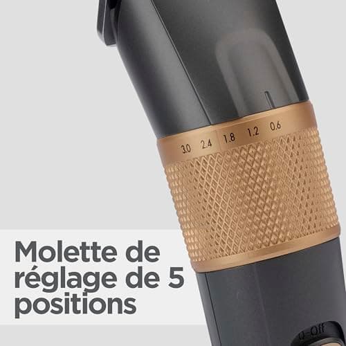BaByliss - E987E - Tondeuse cheveux Graphite Precision - Lame en graphite ultra-durable - Utilisation avec ou sans fil - 26 hauteurs de coupe et 8 sabots cheveux - Rapidité et efficacité de coupe. - Image 8