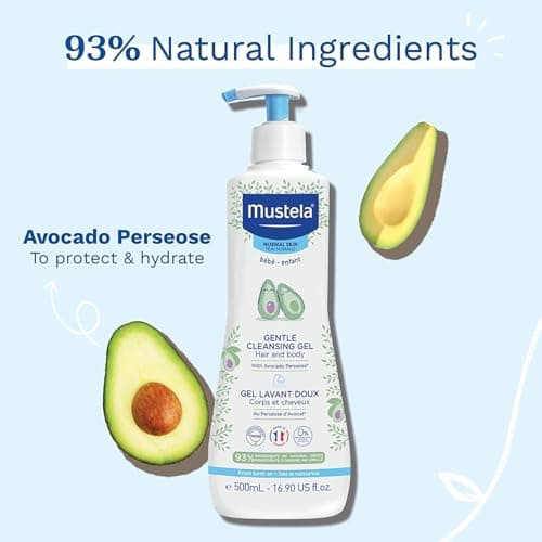 Mustela - Mustela Doux Cleansing Gel with Avocado - 500 ml - Image 5