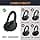 SOULWIT Foam Cushion Pads + Headband, Replacement Kit for Sony WH-1000XM4 (WH1000XM4) Circumaural Headphones, Replacement Part for Headband Pad - Image 3