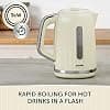 Breville Bold VKT223 Electric Kettle Vanilla 1.7 Litre 3 kW Fast Boiling Cream Chrome Silver [VKT223] - Image 3