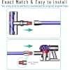 Telescopic Tube for Dyson V7 V8 V10 V11 V15, Telescopic Quick Release Handle for Dyson Vacuum Cleaner Extension Tube Accessory 72 cm - Blue - Image 6