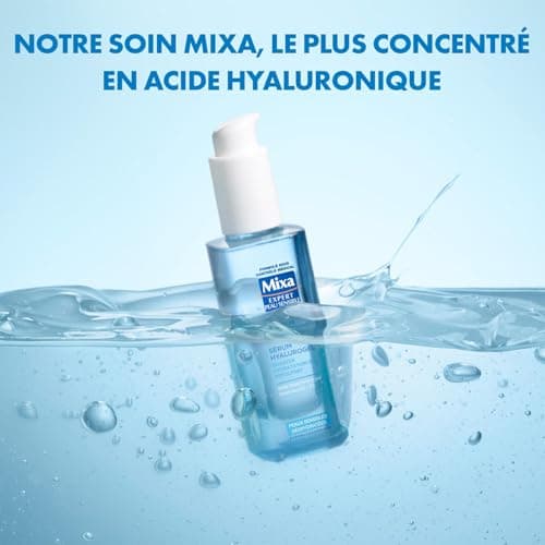 Mixa - Sérum Booster d'Hydratation Hyalurogel - Pour Peaux Sensibles Déshydratées - Hydratant 24h, Repulpant - À l'Acide Hyaluronique Pur, Vitamines B3 + B5 - Hypoallergénique - 30 ml - Image 6