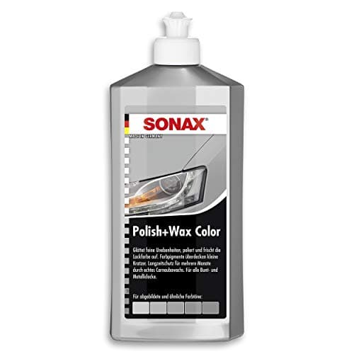 SONAX Polish+wax color grey+silver (500ml) with colour pigments and Carnauba wax for shine and protection | Ref: 02963000 - Image 2