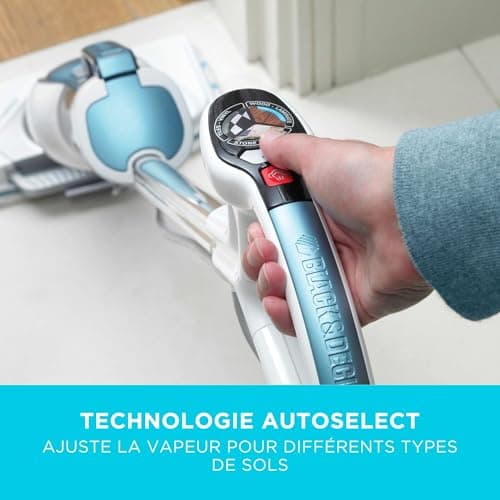 BLACK+DECKER Balai Vapeur 1600W avec AutoSelect et Tête Delta, ‎FSM1630-QS - Image 4