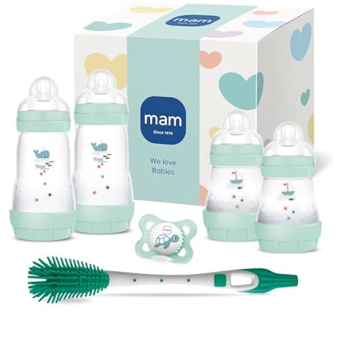 MAM Set of 3 anti-colic bottles 160 ml and 260 ml with teat size 1 from birth - Image 5