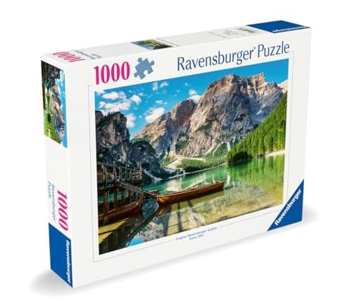 Ravensburger - Adult Jigsaw Puzzle - 1000 piece jigsaw puzzle - Bray Lake in the Dolomites, Italy - Adults and Children from 14 years old - High quality puzzle - Countries & Landscapes - 12000363 - Image 3