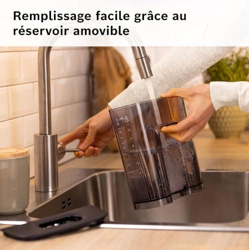 Bosch, MyMoment filter coffee machine, removable water tank, glass jug, automatic shut-off, anti-drip function, warm 40 minutes, dark red, TKA2M114 - Image 7