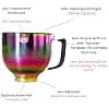 Kitty Professional Stainless Steel Mixing Bowl - Compatible with KitchenAid - 12 oz & 4.8L - With Measuring Scales - Dishwasher Safe (Rainbow) - Image 4