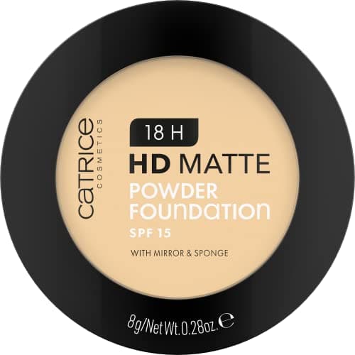 Catrice Cosmetics 18H HD Matte Powder Foundation fond de teint, longue durée, matifiant, couvrant, mat (8g) - Image 4