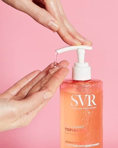 SVR - Topialyse Gel Lavant - Nettoyant doux protecteur anti-dessèchement - Pour peaux sèches et sensibles - Glycérine végétale, Omégas 3-6-9-400 ml - Image 3