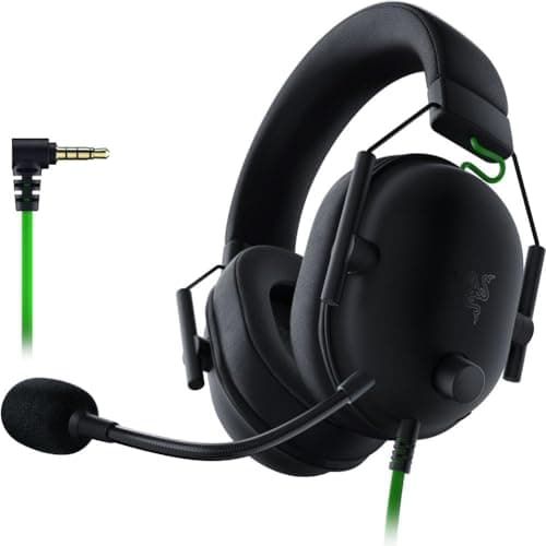 Razer BlackShark V2 X Gaming Headphones: 7.1 Surround Sound 50mm Memory Foam Driver - PC, PS4, PS5, Nintendo Switch, Xbox One, Xbox Series X & S, Mobile - 3.5mm Jack Black - Image 2
