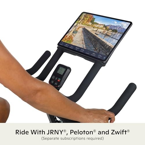 Schwinn IC3.5 Smart Exercise Bike - Indoor Bike with 100 Levels of Electronic Resistance, SPD Pedals, Bluetooth FTMS Compatible with Zwift, JRNY, Peloton, Kinomap - Image 8