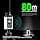 Debra EST-12 UHF Professional In-Ear Monitoring System 2 Receivers, 20 Channels, 0ms Latency, 80 m Range, Metal Case for Stage & Studio Black - Image 6