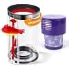 Dust Pan Compatible with Dyson Vacuum Cleaner V10 SV12, Large Replacement Dust Bin for Dyson Part # 969509-01 with HEPA Filter - Image 2