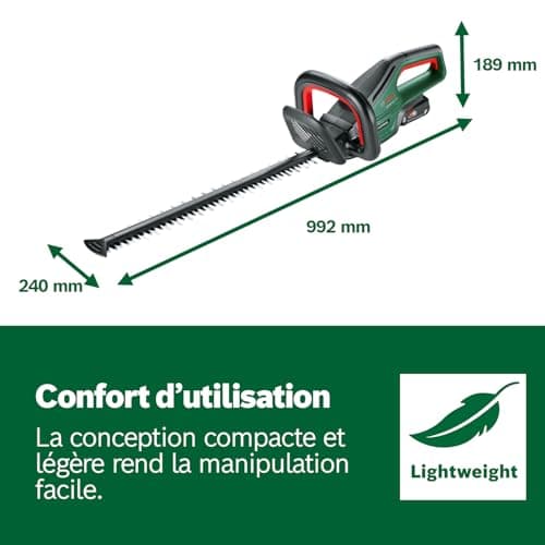 Bosch Universal HedgeCut 18V-50 Cordless Hedge Trimmer (without Battery, 18V System, Blade Length 50cm, Delivered in a Cardboard Box) - Image 4