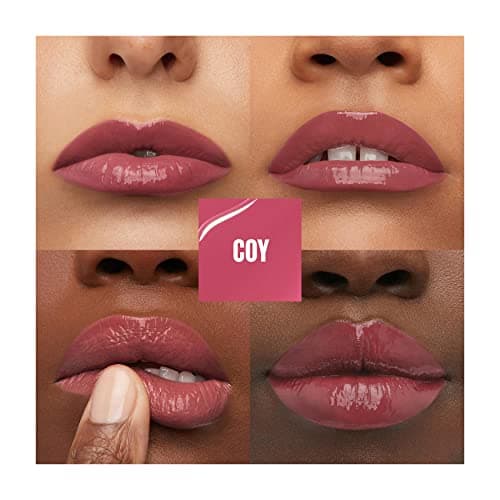 Maybelline New York - Rouge à Lèvres Liquide - Encre Effet Vinyl Brillant - Longue Tenue - Couleur Intense Ultra-Glossy - Sans Transfert - SuperStay Vinyl Ink - Teinte : Coy (20) - Image 5