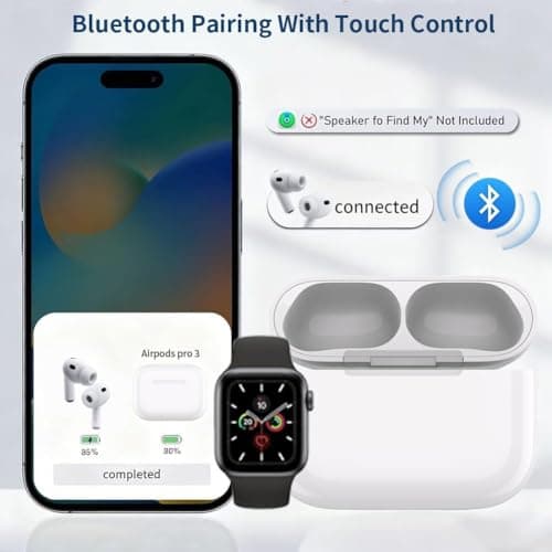 Yiko Wireless Charging Case Replacement Compatible with AirPods Pro 3 (2025), Wireless Charging Case with Bluetooth Sync and Pairing Button (Headphone Not Included) - Image 5
