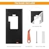 1 lot pour support de sonnette Ring sans perçage, support adhésif pour sonnette Ring Doorbell pour nouvelles batteries de porte vidéo (version 2024), accessoires, supports de porte adhésifs - Image 4