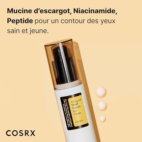 COSRX Snail Peptide Eye Cream with 73.7% Snail Mucin and Niacinamide - Brightening Korean Night Cream for Fine Lines and Dark Circles, Korean Skincare - Image 5