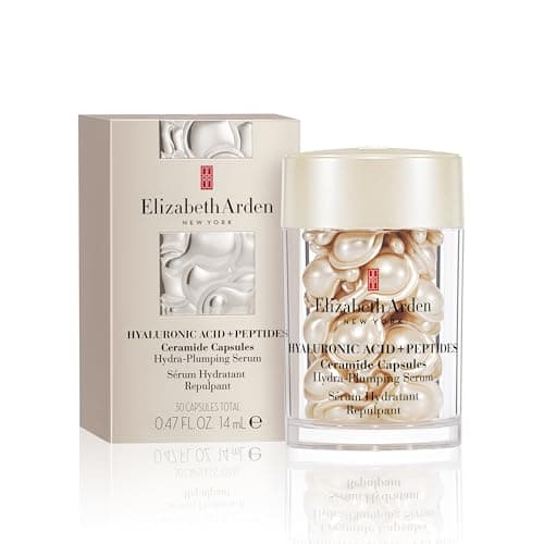 Elizabeth Arden - Hyaluronic Acid Capsules + Peptides and Ceramides, Hydrating and Plumping Serum, Silky and Light Formula for Smoother, More Bounced Skin, for All Skin Types - Image 3