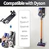 Wall Mount Compatible with Dyson V7/8 Vacuum Cleaner, Plastic Vacuum Cleaner Holder Accessory Charging Stand (32x10cm) - Image 4