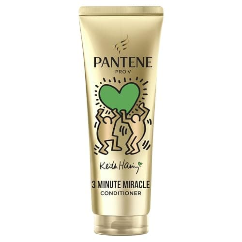 Pantene Pro-V x Keith Haring Art Collection Smooth & Silky Conditioner 3 Minute Miracle 220ml for Curly & Dry Hair, Helps Smooth and Regenerate Hair, With Hyaluronic Acid - Image 3