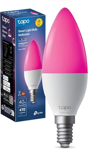 Tapo Ampoule Connectée WiFi, Ampoule LED E14 Multicolore 2500K-6500K, Dimmable 40W 470Lm, Fonctionne avec Alexa, Commande Vocale, Economie d'énergie, L430C. - Image 3