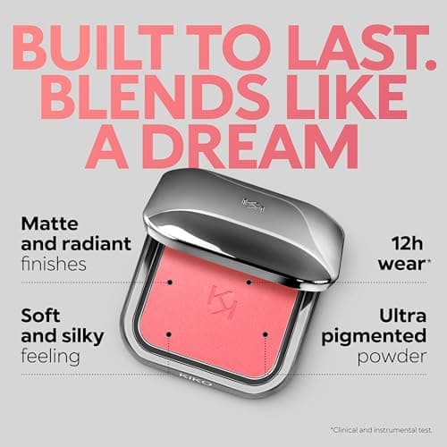 KIKO Milano Unlimited Blush 10, Blush Poudre Au Résultat Modulable Tenue Longue Durée - Image 6