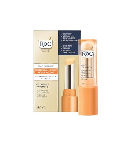 RoC - Multi Correxion Renouveau + Eclat Baume pour les yeux - Contient de la vitamine C - Hypoallergénique - 4 g - Image 3