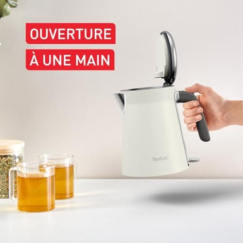 Tefal Collection, Stainless steel kettle, Easy filling and cleaning, Rise, KI666AE0 - Image 6