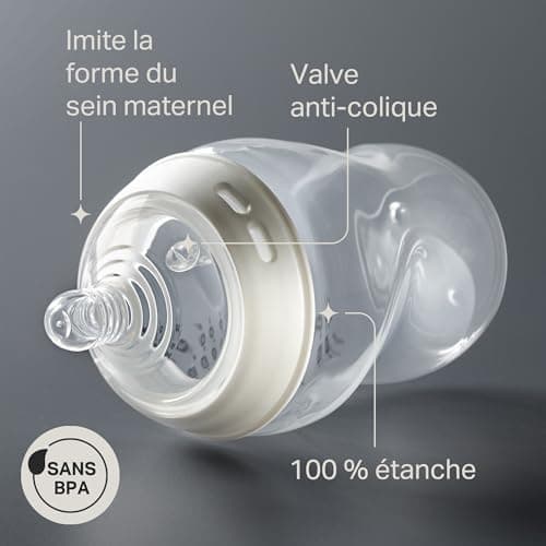 Tommee Tippee Natural Start Bottles 0.01m+ 2 Pack 260ml Bottles with Natural Mouth Teat Slow Flow Teat, BPA Free, Green & White - Image 6