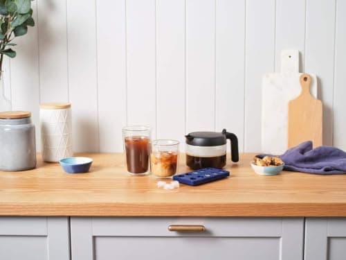 De'Longhi Pot à Café, Cafetière en Verre pour Machines à Café en Grains, avec Couvercle en Plastique, Facile à Manipuler et à Transporter, DLSC021, Capacité 750ml, Noir - Image 3