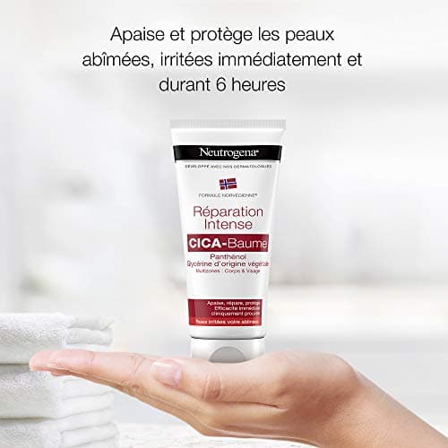 Neutrogena – Cica-Balm Intense Repair (100 ml tube) – Moisturizing body and face cream for irritated or damaged skin – Repair balm with panthenol and glycerine of plant origin - Image 4