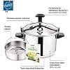 Seb Pressure cooker 8 L, 5/8 people, induction, stainless steel pressure cooker, recipe book included, Made in France, Authentic P0531100 - Image 3