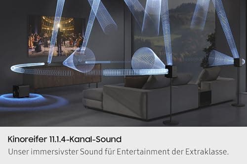 Samsung HW-Q995GF Q-Series Barre de Son 11.1.4 canaux pour téléviseur, Double Caisson de Basses sans Fil 8", Haut-Parleur arrière 4.0.2 canaux, Dolby Atmos et DTS:X, SpaceFit Sound Pro, Q-Symphony - Image 7