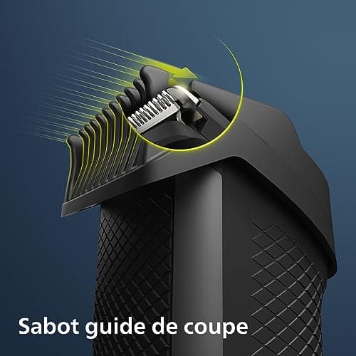 Philips Series 3000 - Tondeuse à barbe électrique pour homme avec tondeuse à barbe de précision, système de guide de coupe, 90 min d'autonomie et charge de 1 heure (modèle BT3238/15) - Image 4