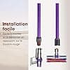 Extension Tube Compatible for Dyson V7 V8 V10 V11 V15, Extension Tube Accessory Quick Release Extendable Wand 72cm (Purple) - Image 7