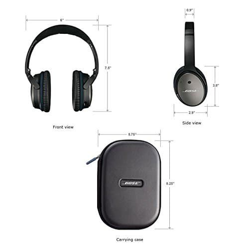 Bose - Casque à Réduction de Bruit - Quiet Comfort - 25 Noir - Image 4