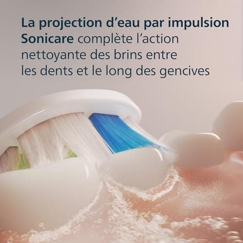 Philips Sonicare W2 Optimal White - Têtes de brosse à dents de rechange d'origine, blanc, lot de 4, HX6064/87 - Image 7