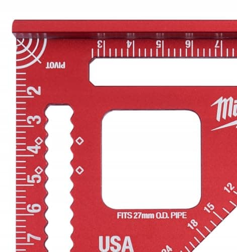 Metric Carpenter's Square - 1pc MILWAUKEE ACCESSORIES - 4932472124 - Image 6