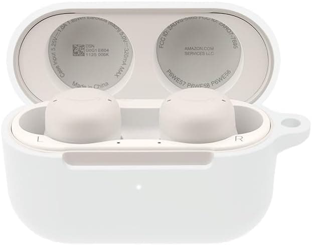 Ecouteurs Bluetooth Étui pour Amazon Echo Buds2, TPU Souple, Protection Intégrale à 360° Étui de Protection pour Amazon Echo Buds2.(Blanc) - Image 1