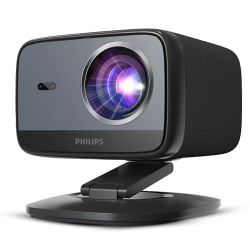 Philips, Neopix 450 Smart, 4K Projector, Google TV, 1080p Native Resolution, 500 ANSI Lumens, Wi-FI 6, Stereo Sound 10 Watts, Wireless Screen Sharing. - Image 3