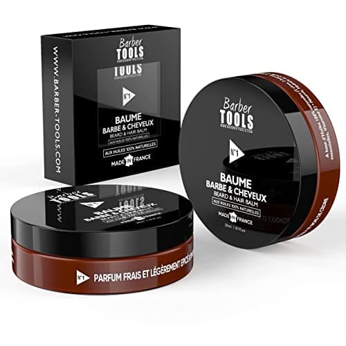 Beard & Hair Balm | N°1 | with 100% natural oils - Made in France - Nourishes, hydrates and structure. Based on 2 waxes, 2 butters, 5 vegetable oils, 2 essential oils, vitamin E (30 ml) - Image 7
