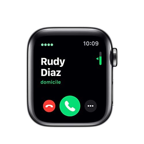 Apple Watch Series 5 (GPS + Cellular, 40MM) Space Grey Stainless Steel Case with Black Sport Strap (Refurbished) - Image 4