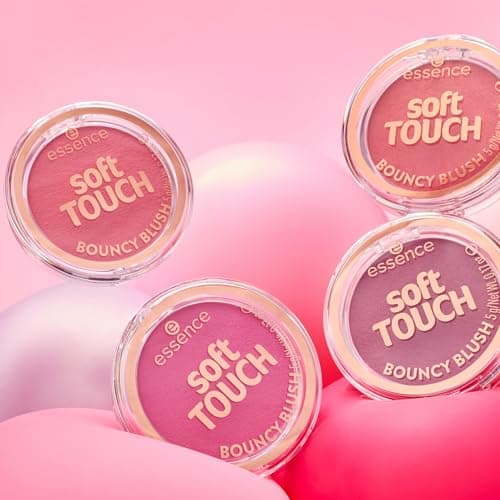 essence soft TOUCH BOUNCY BLUSH 10 antique bloom, blush cream-to-powder, teinte bois de rose vintage au caractère nude, fini mat, texture soin, 5g - Image 8