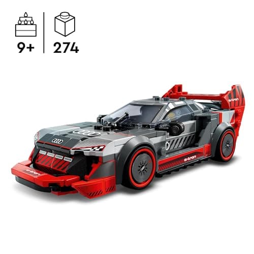LEGO Speed Champions Voiture de Course Audi S1 e-Tron Quattro Véhicule Jouet, Set de Construction pour Enfants, Idée Cadeau pour Garçons et Filles Dès 9 Ans, Jeu en Autonomie, Déco pour Chambre 76921 - Image 3