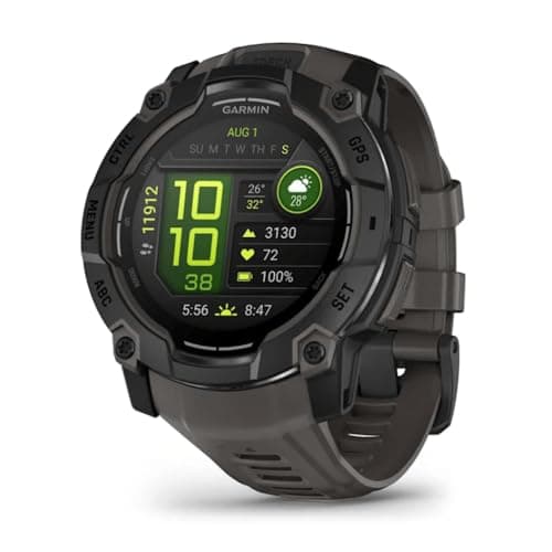 Garmin Instinct 3.5 mm, AMOLED, Black Bezel with Charcoal Band - Image 5