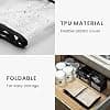 kwmobile Case Compatible with KitchenAid 4.3-4.8 Liter - Protective Cover with 3 Pockets for Kitchen Food Processor in TPU - Transparent-Black - Image 7
