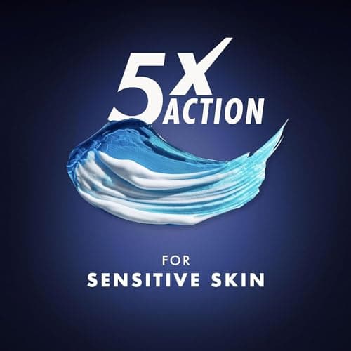 Gillette Fusion Soin de Barbe Gel de Rasage Homme (200ml) à l'huile d'amande pour peaux sensibles Action 5 fois : nettoie, hydrate, protège, rafraîchit et apaise Cadeau pour Homme - Image 5
