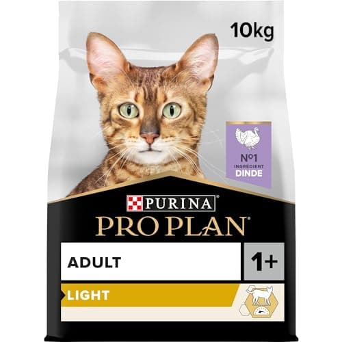 PURINA PRO PLAN | Light | Adult cat overweight and/or overweight | Low fat kibble to aid weight loss | Turkey | Bag | 10 kg - Image 3